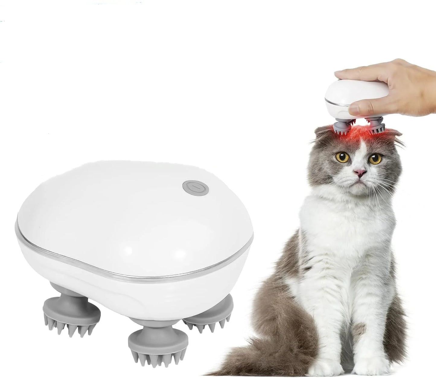 Electric Cat Massager with Red Light