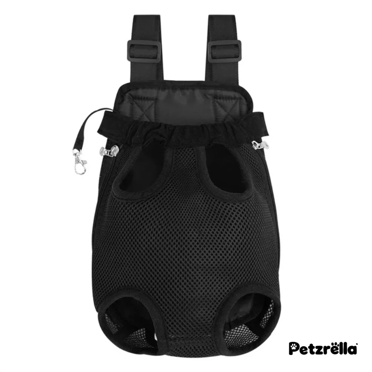 Petzrella Front Pet Carrier – Legs-Out Backpack for Dogs & Cats