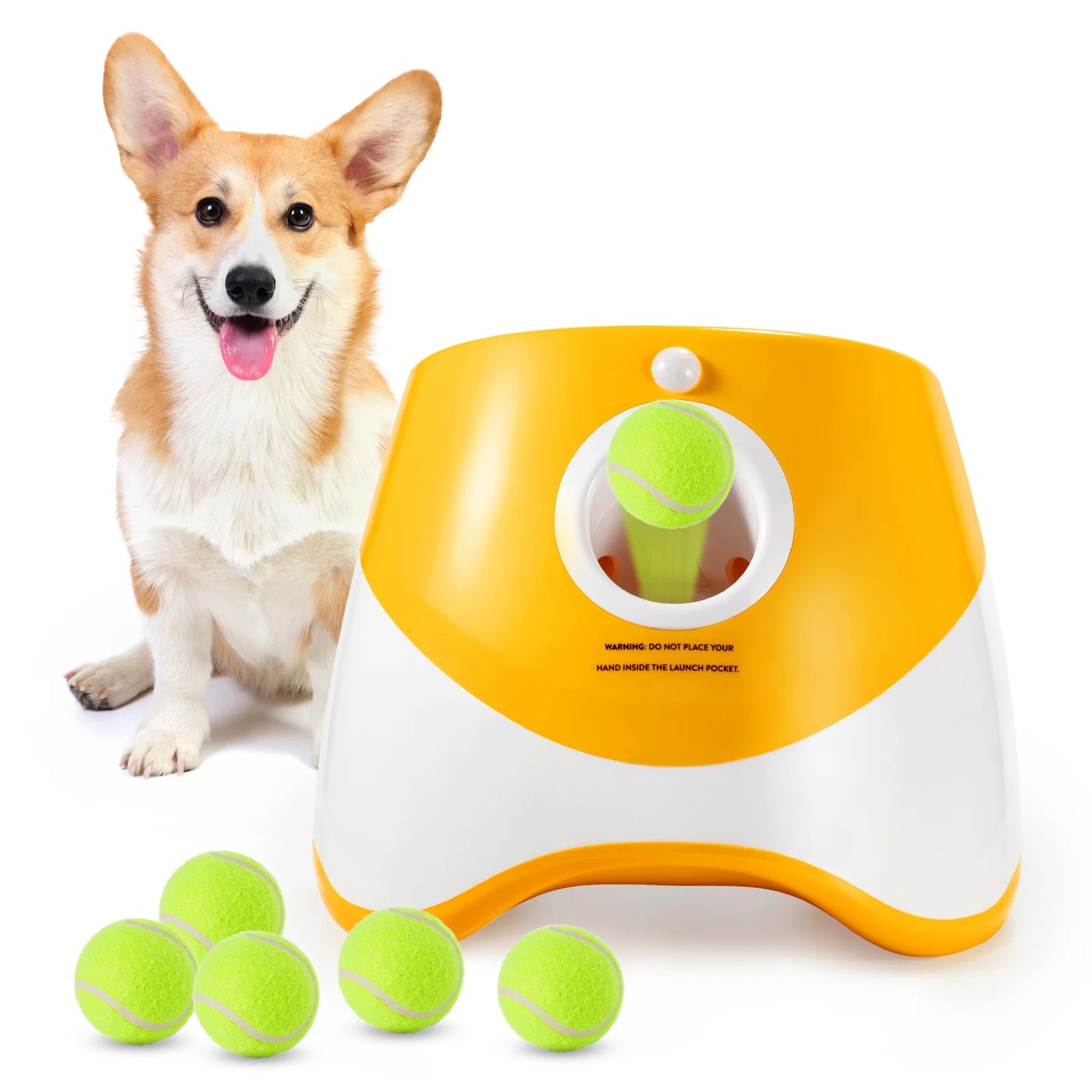Automatic Dog Tennis Ball Launcher for Interactive Fetch Play