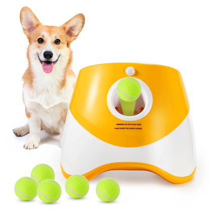 Automatic Dog Tennis Ball Launcher for Interactive Fetch Play