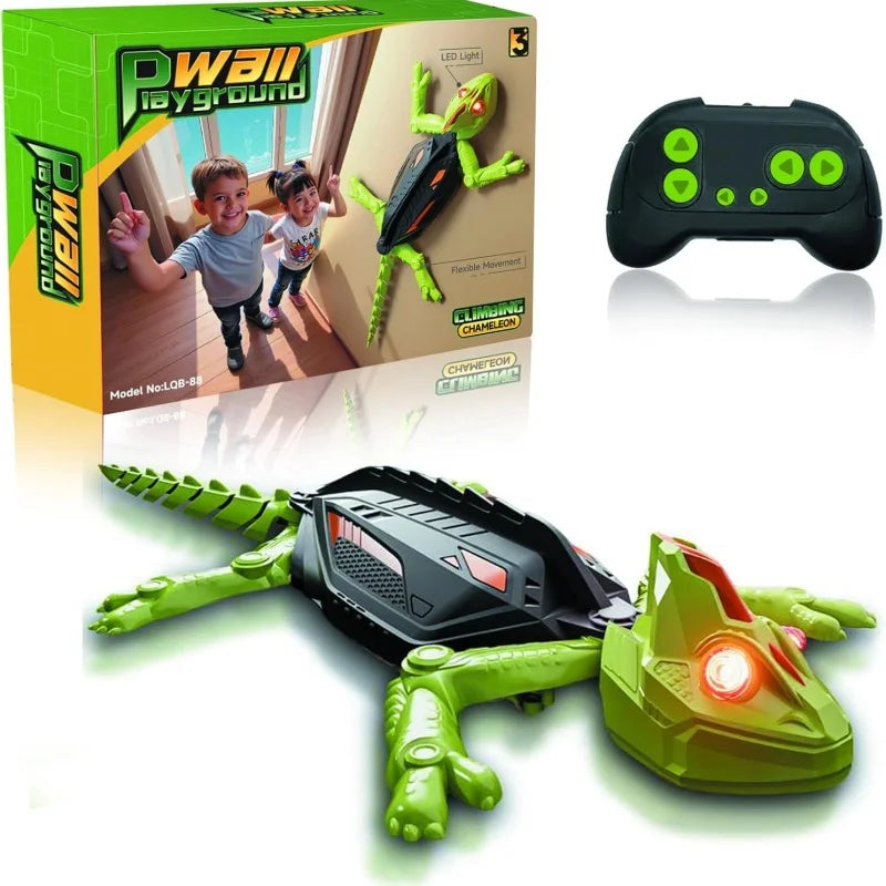 Petzrella RC Gecko Wandkletterspielzeug mit LED-Augen