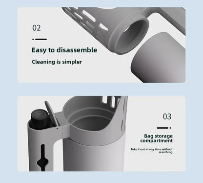 No-Touch Cat Litter Scoop – Hygienic Built-In Bag System