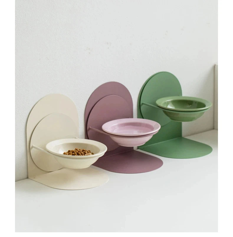 Ceramic Elevated Pet Bowl