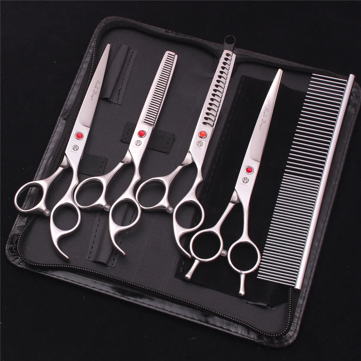Professional Dog Grooming Scissors Set
