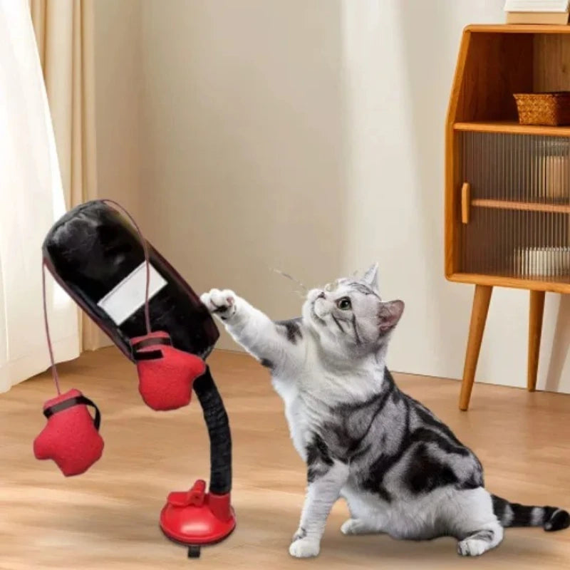 Petzrella Suction Cup Boxing Toy for Cats