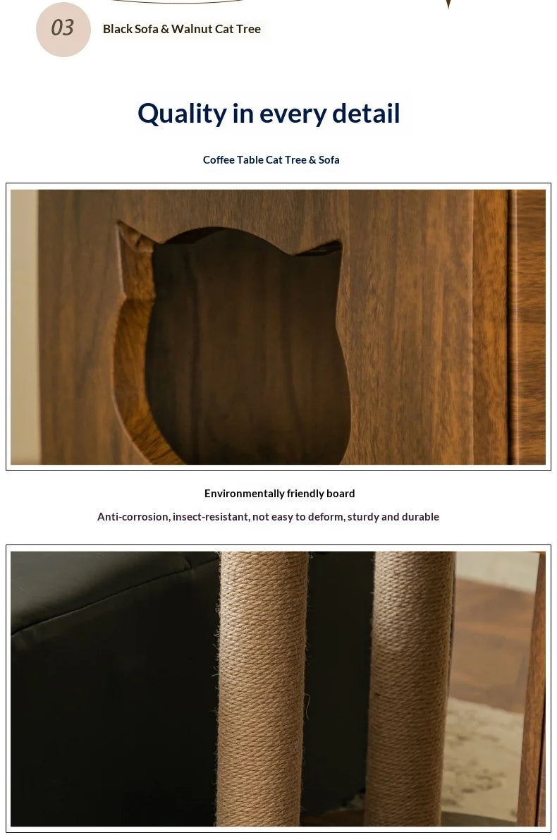 Beautiful Table Above, Cozy Cat Den Below