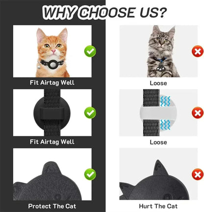 Petzrella Anti-Verlust AirTag Katzenhalsband