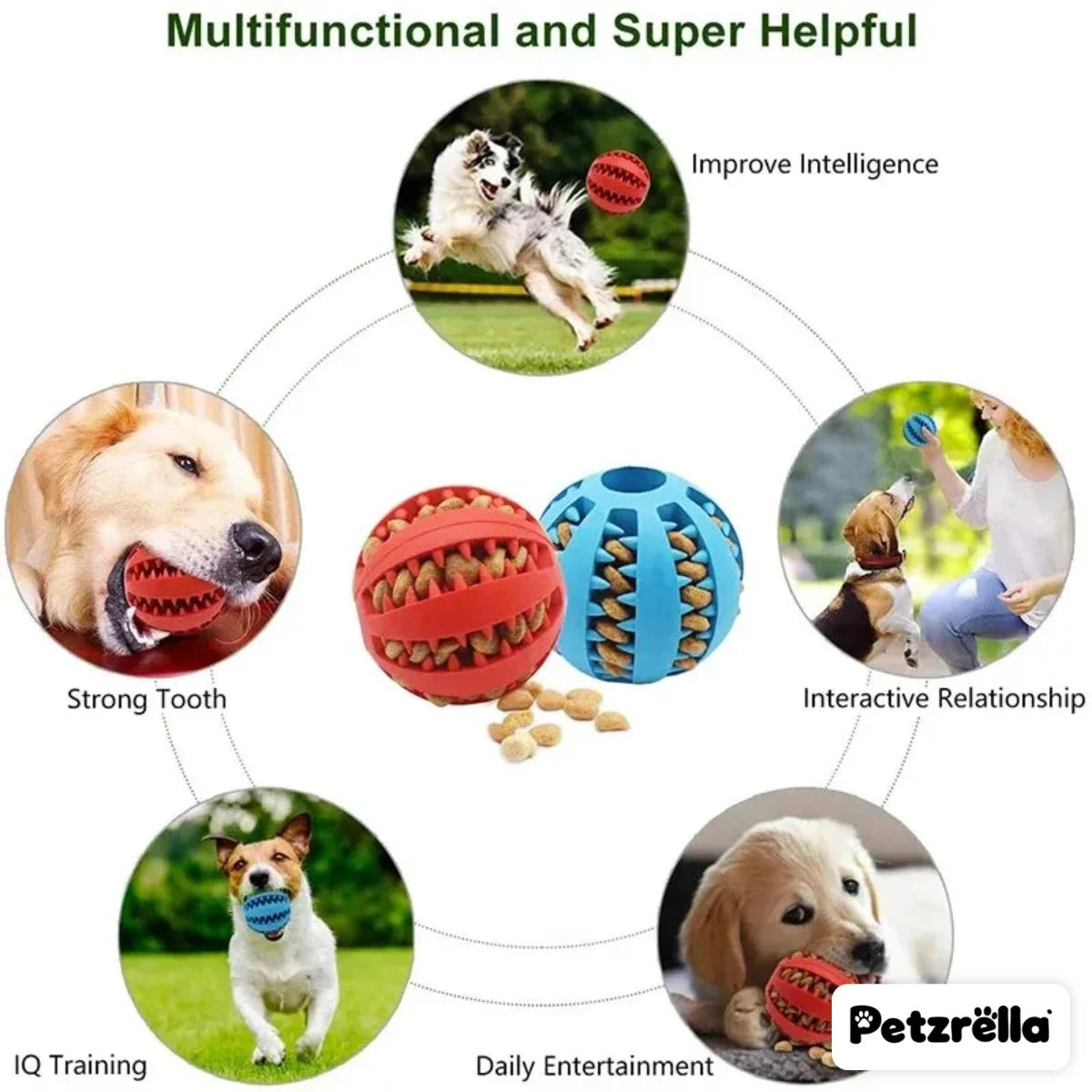 Petzrella Treat Ball for dogs