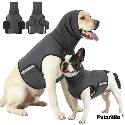 Petzrella Dog Calming Vest with Hood – Gentle Anxiety Relief