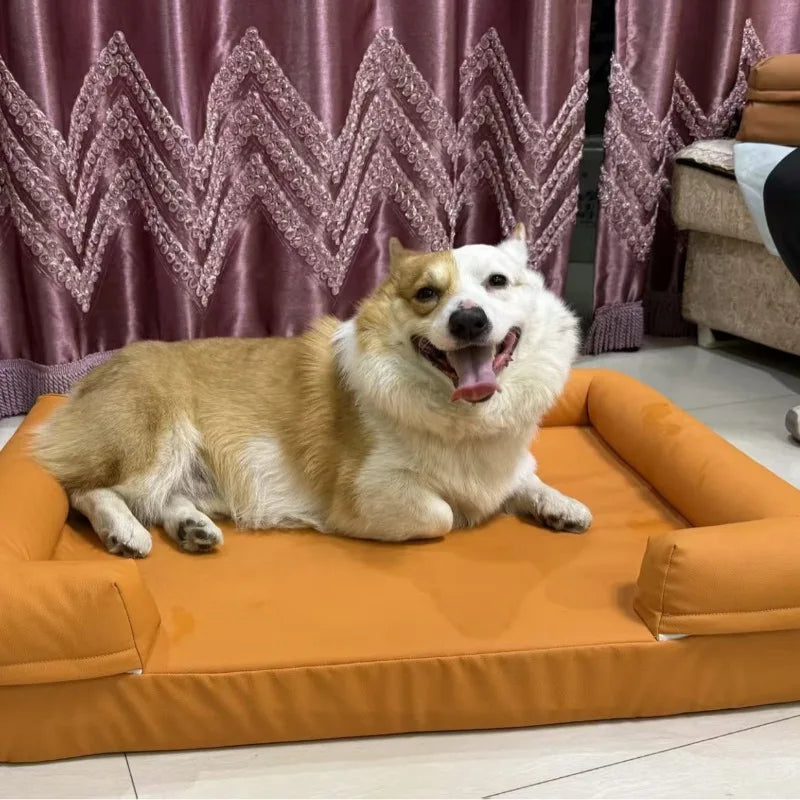 Petzrella Großes wasserdichtes Luxus-Hundebett-Sofa