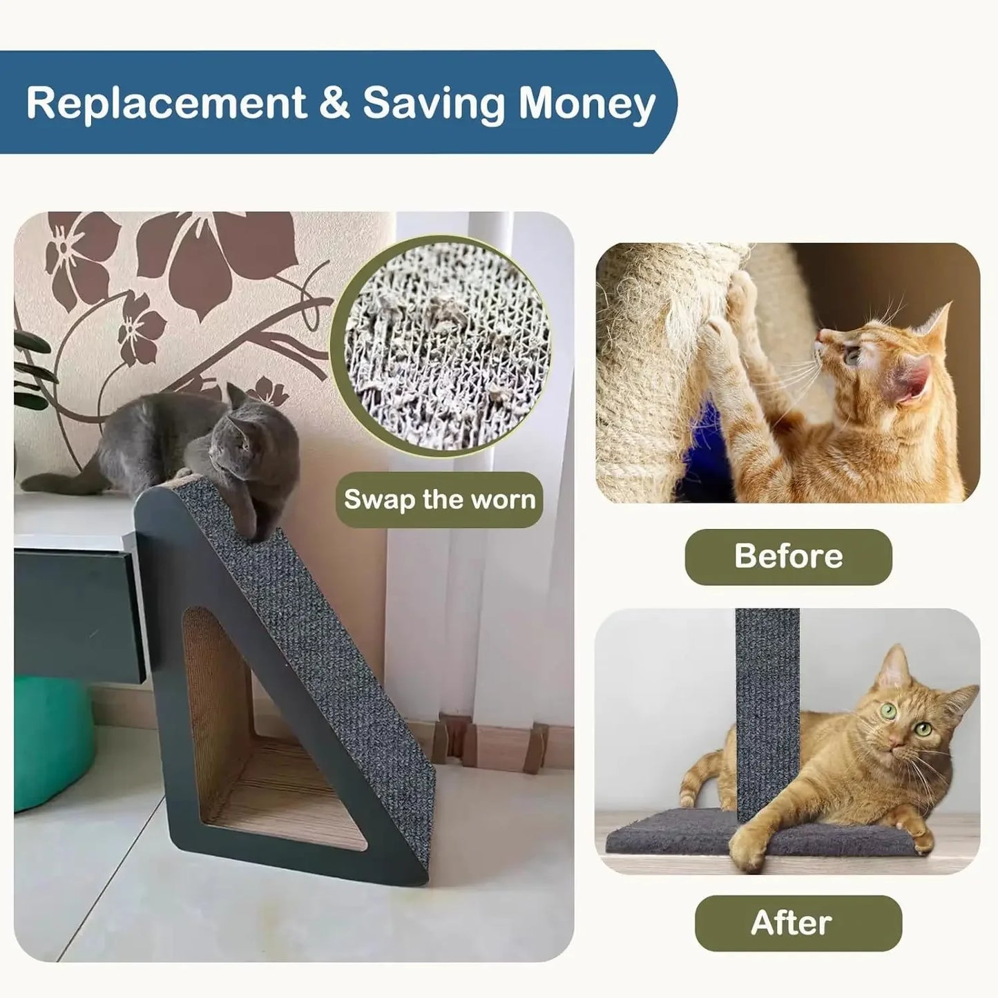 Self-Adhesive Sofa Scratch Protector for Cats