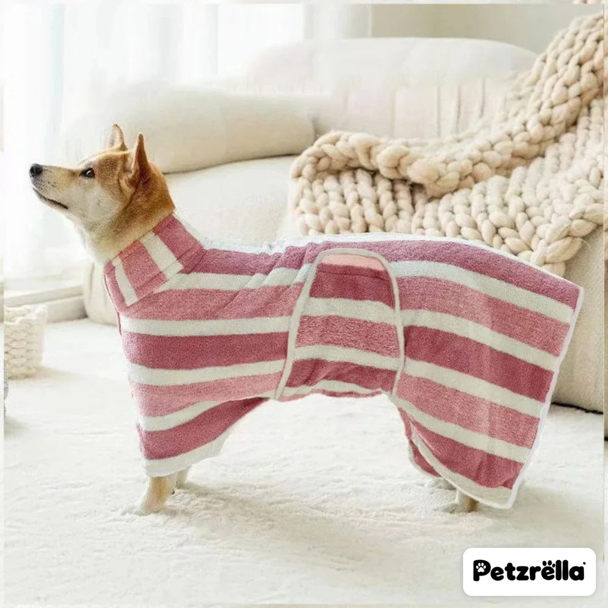 Petzrella Dog Bathrobe
