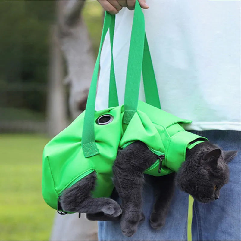 Foldable Breathable Cat Carrier Backpack