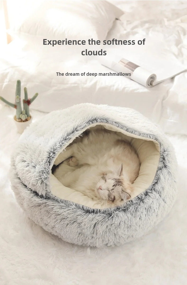 Plush Cat Bed