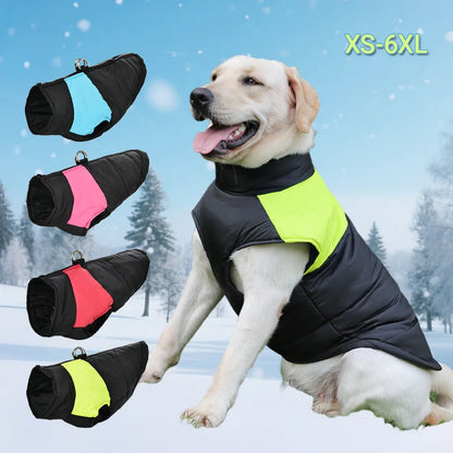 Petzrella All-Size Dog Winter Jacket – XS to 6XL with D-Ring