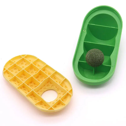 Petzrella Catnip Scratch & Teaser Ball Toy for Cats