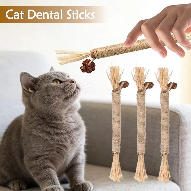 Cat Dental Grinding Chew Sticks for Teeth & Gums