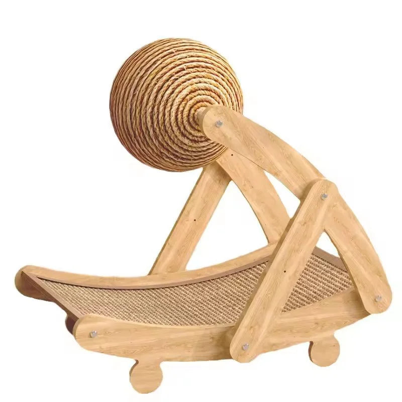 2-in-1 Sisal Cat Scratcher Lounge