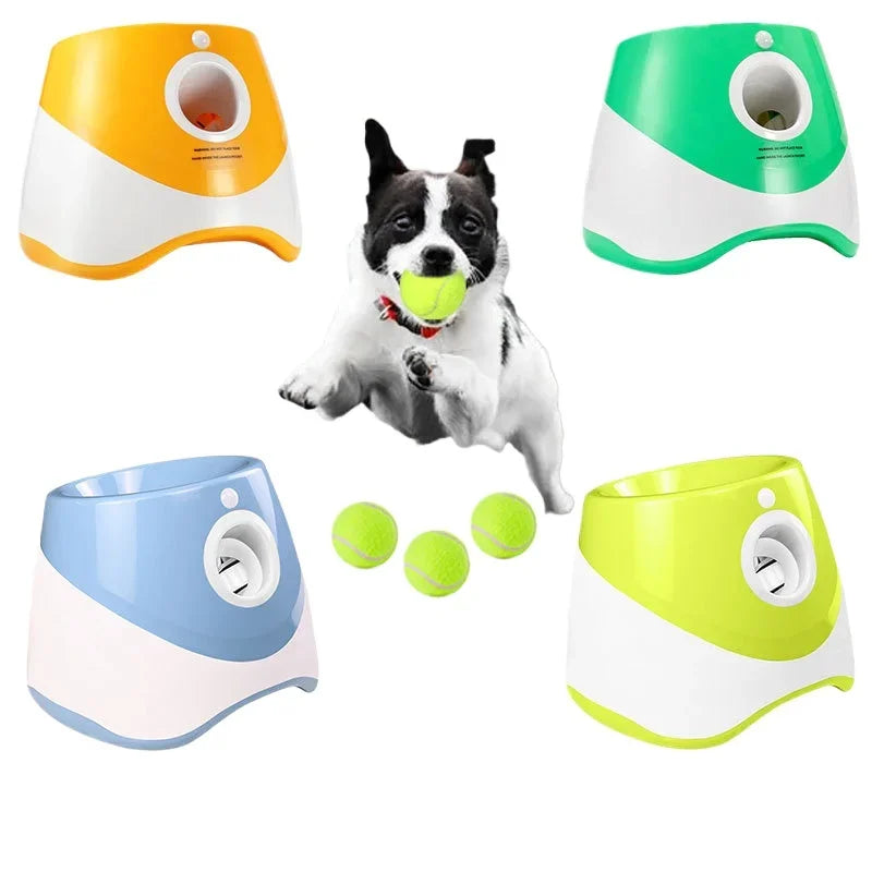Automatic Dog Tennis Ball Launcher for Interactive Fetch Play