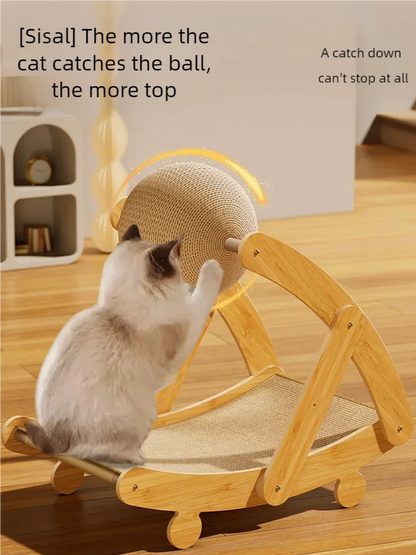 2-in-1 Sisal Cat Scratcher Lounge