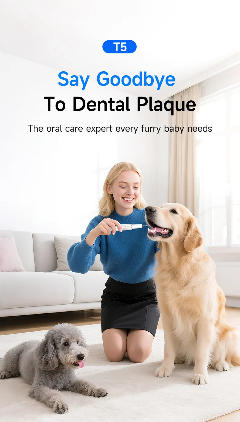 Ultrasonic Pet Dental Plaque Remover for Dogs and Cats