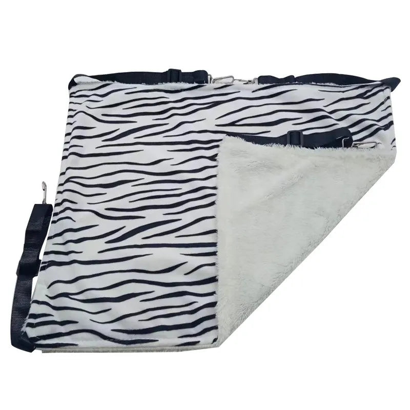 Petzrella Pet Cage Hammock – Reversible Flannel Bed