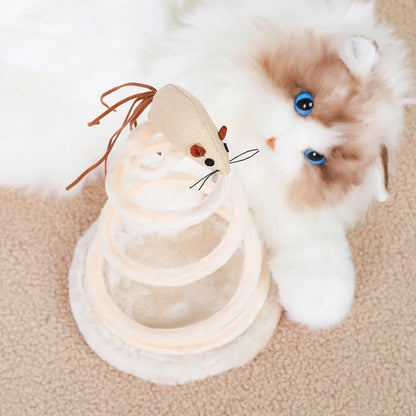 Petzrella Spiral-Federangel für Katzen