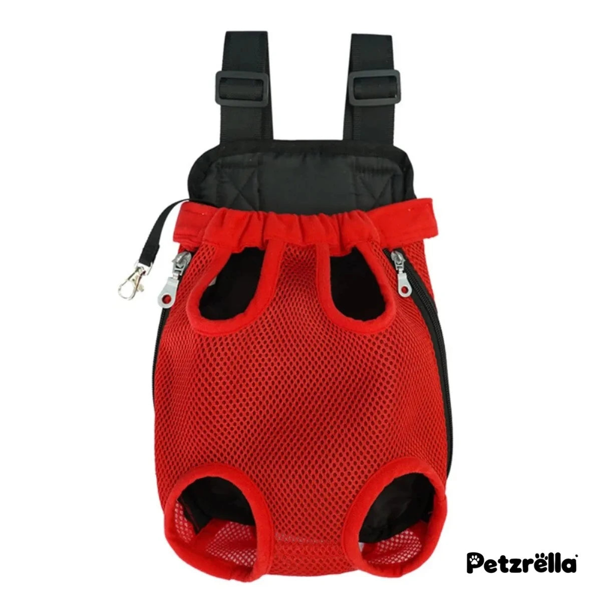 Petzrella Front Pet Carrier – Legs-Out Backpack for Dogs & Cats