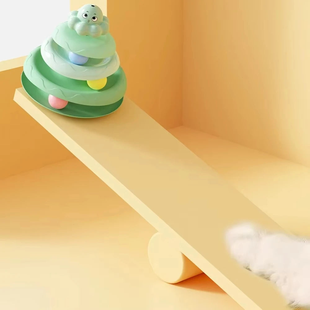 Cat Turntable Toy for Exercise & Boredom Relief