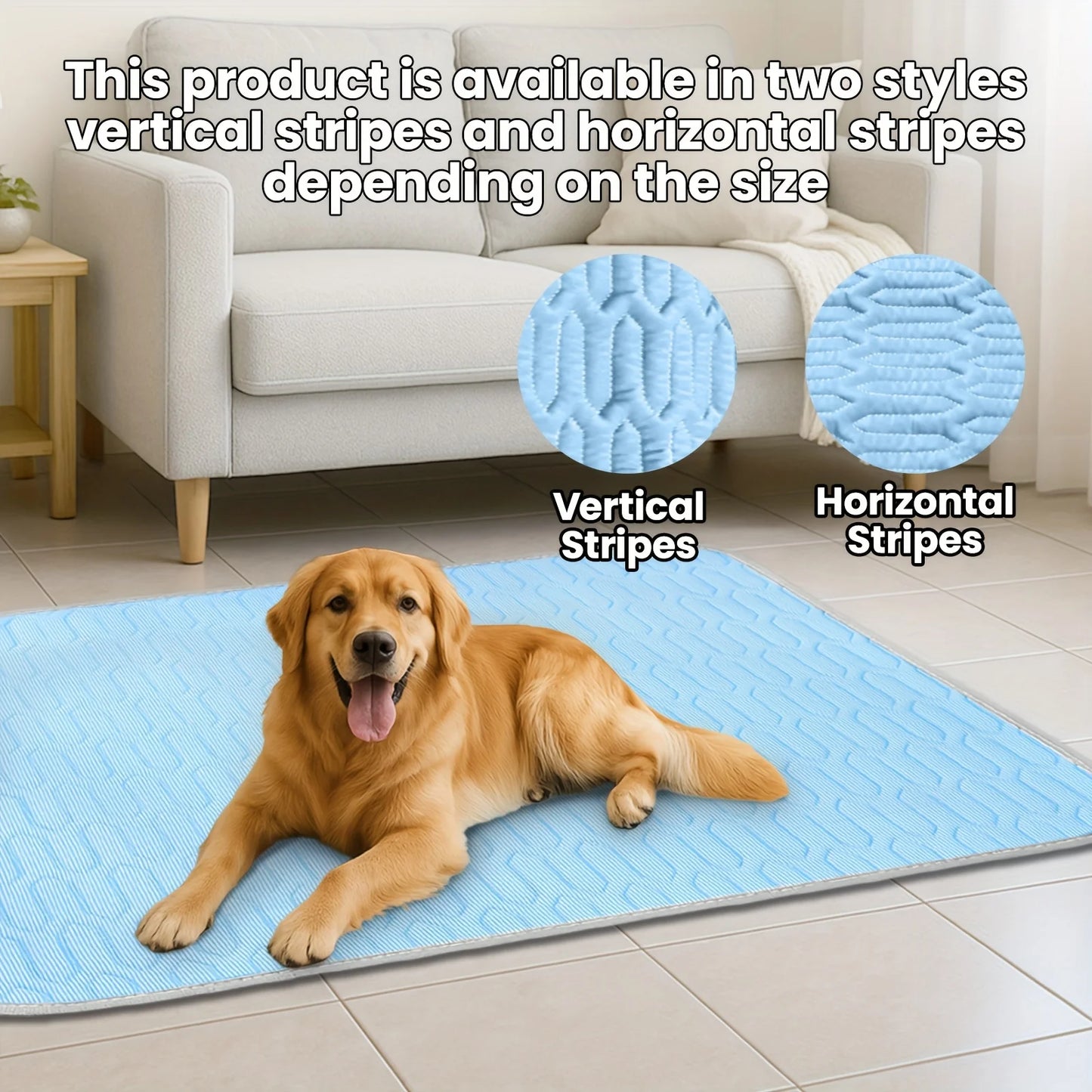 Petzrella Ice-Cool Summer Pet Cooling Mat for Cats & Dogs