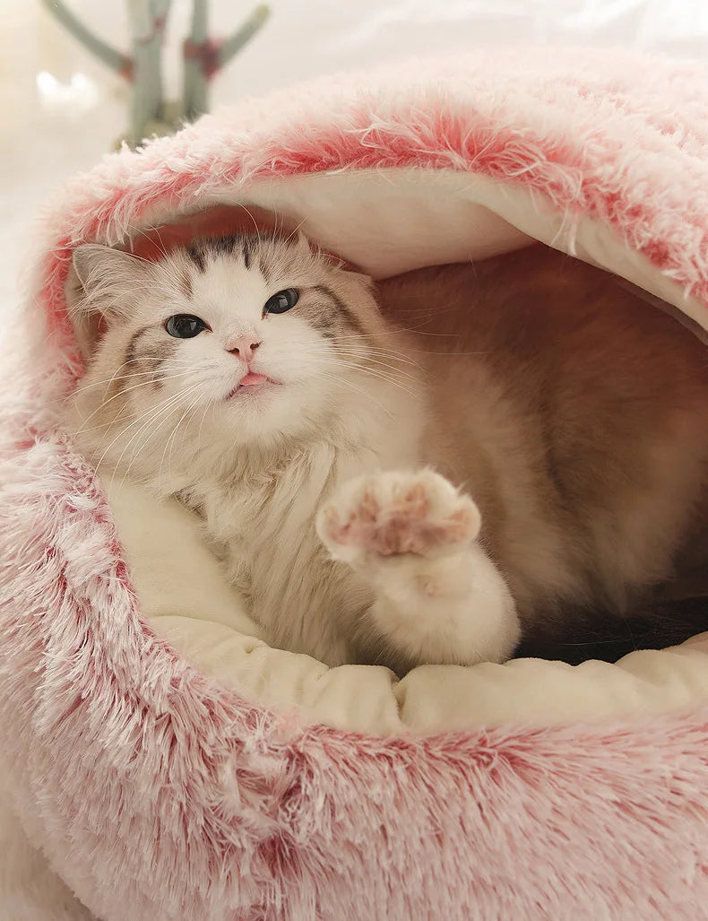 Plush Cat Bed