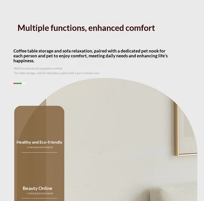 Beautiful Table Above, Cozy Cat Den Below