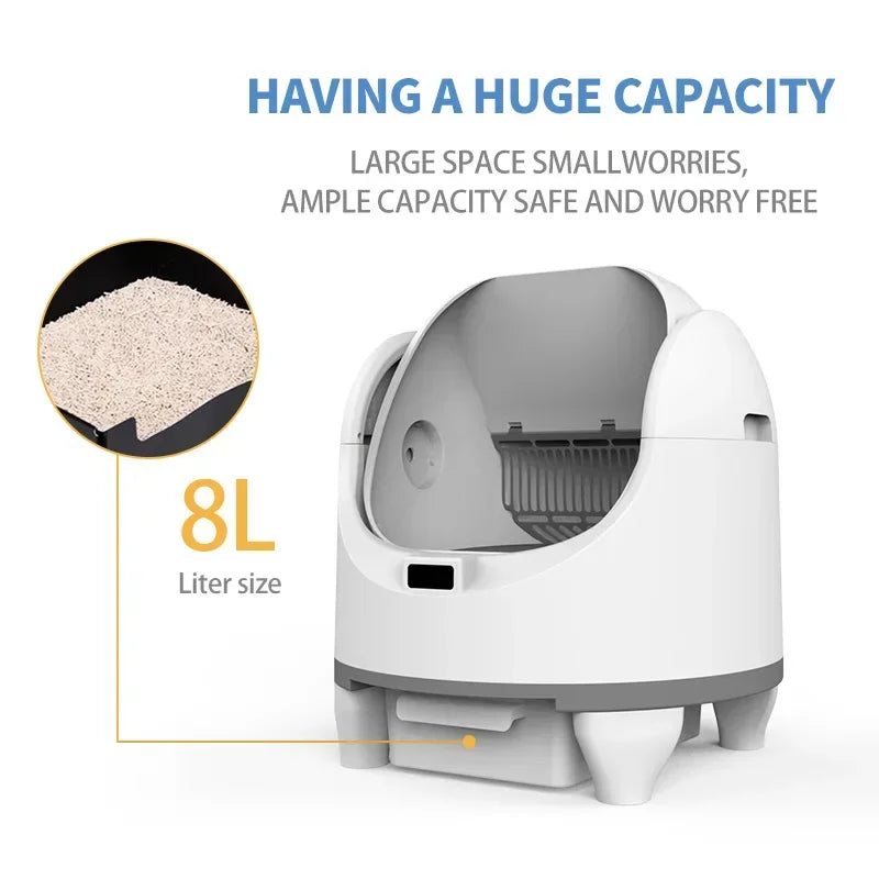 Tuya Smart Automatic Self-Cleaning Cat Litter Box