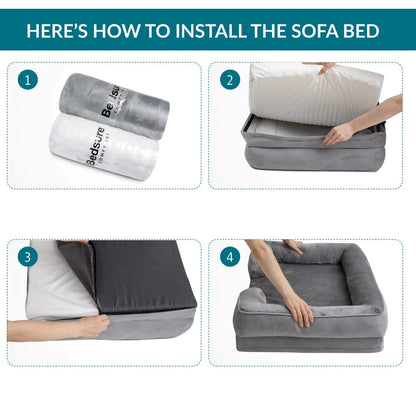 Petzrella XL Waterproof Orthopedic Dog Sofa Bed with Cushion Foam