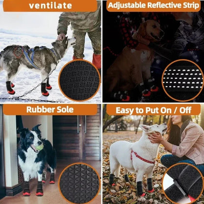 Petzrella Allwetter-robuste Hundeschuhe