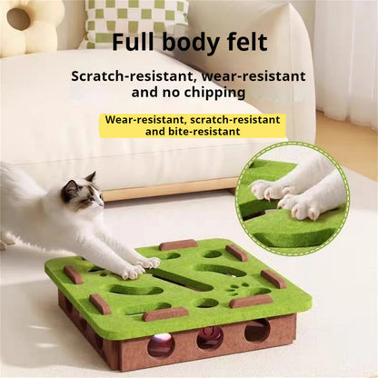 Interactive Cat Puzzle Maze – Enrichment Toy for Smart Indoor Play