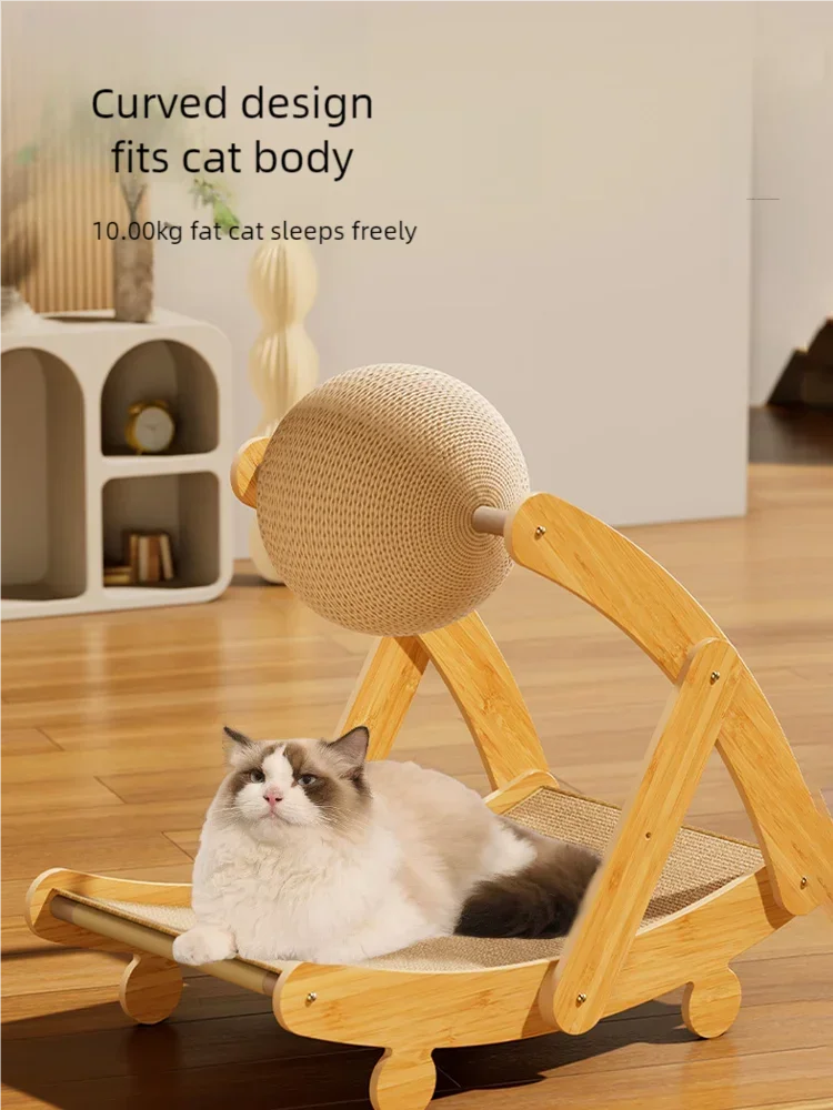 2-in-1 Sisal Cat Scratcher Lounge