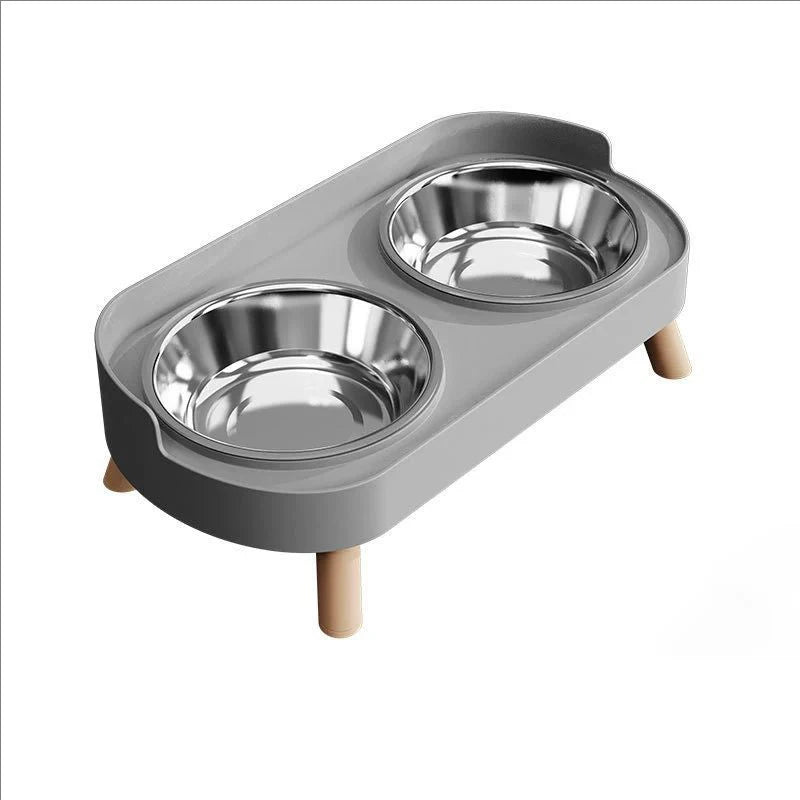 2-in-1 Stainless Steel Pet Dining Station