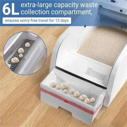 Petzrella Smart Self-Cleaning Automatic Cat Litter Box