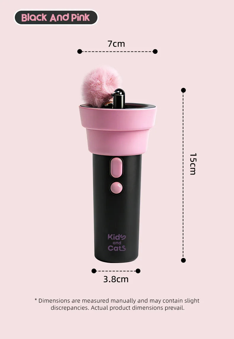 Petzrella Electric Cat Wand Toy – USB Rechargeable, Auto-Retractable