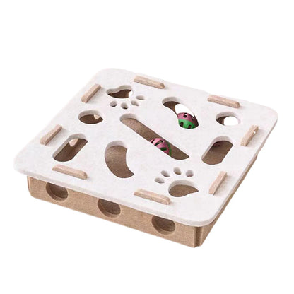 Interactive Cat Puzzle Maze – Enrichment Toy for Smart Indoor Play
