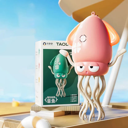 Electric Interactive Octopus Toy with Obstacle Avoidance for Cats