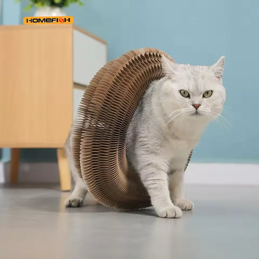 Corrugated Cardboard Cat Scratcher Bowl Toy