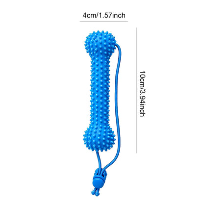 Petzrella Dog Toothbrush Chew Toy – Dual-Action Dental Cleaning for Dogs