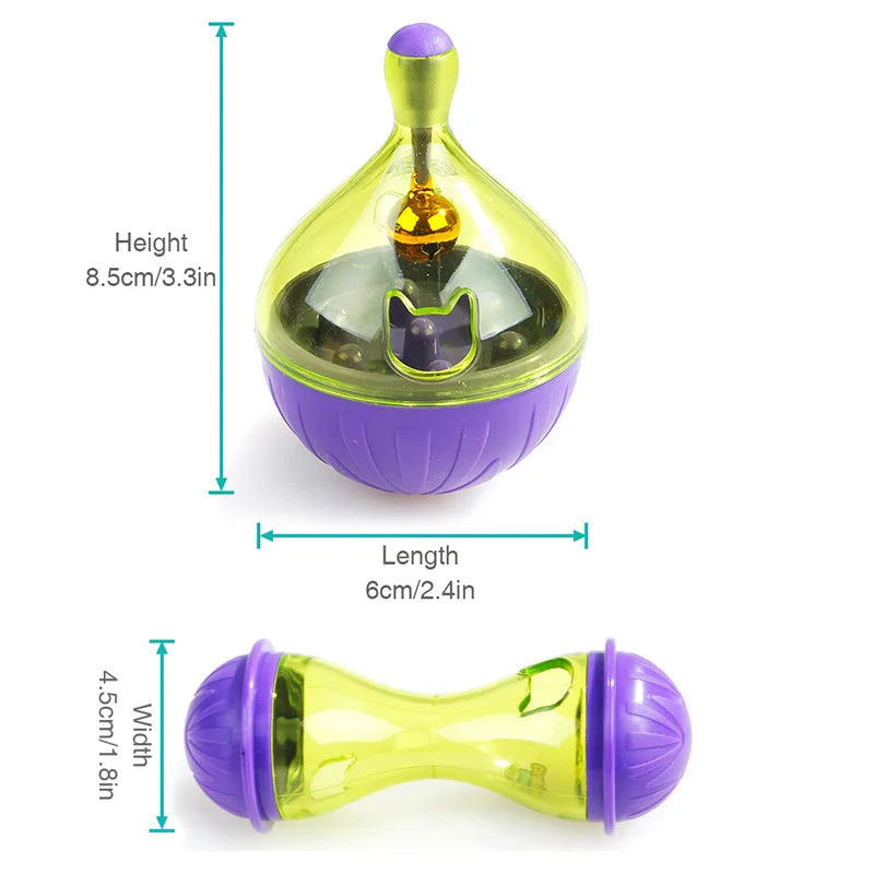 Interactive Treat Dispensing Cat Toy Ball