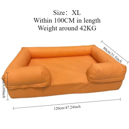 Petzrella Großes wasserdichtes Luxus-Hundebett-Sofa
