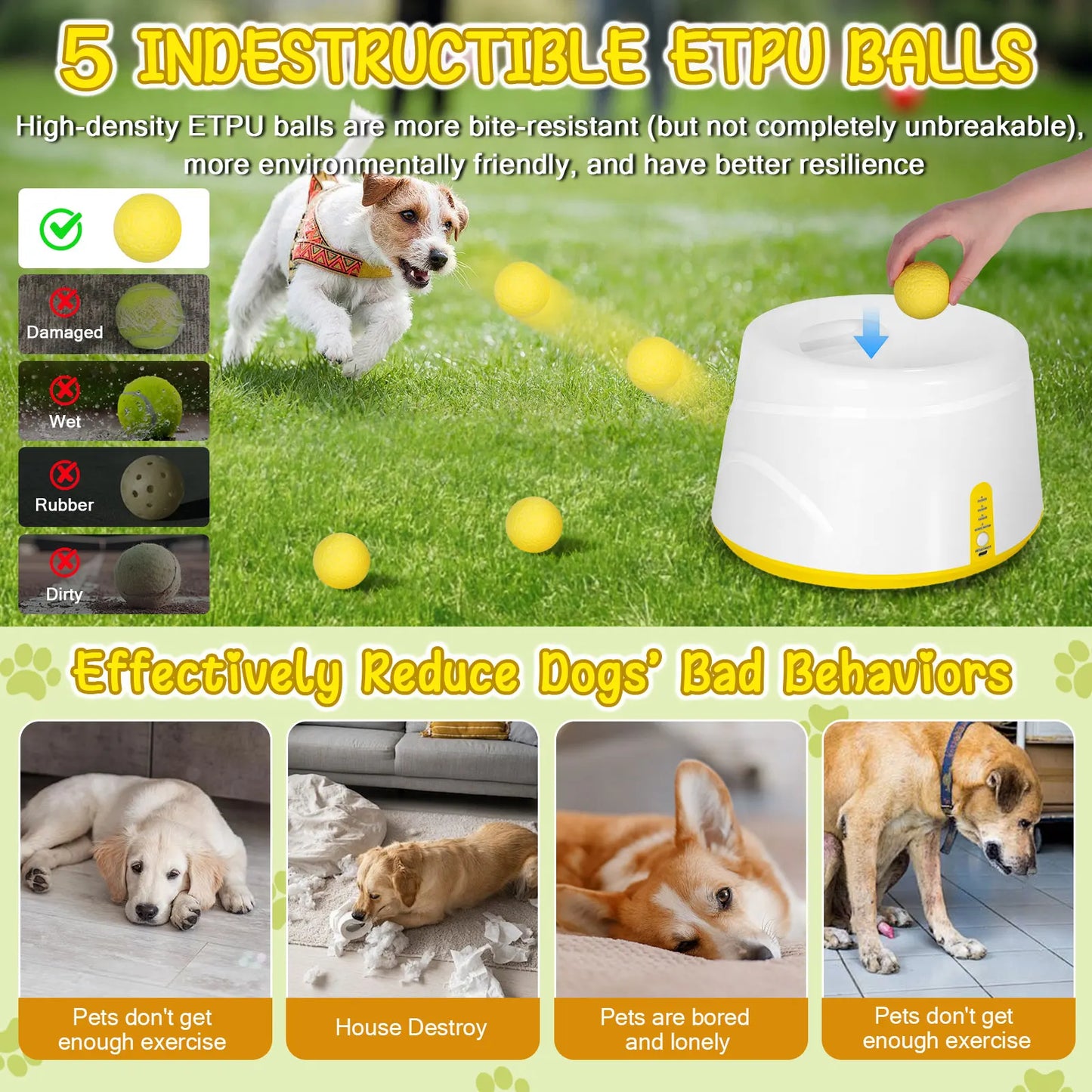 Automatic Ball Launcher for Dogs