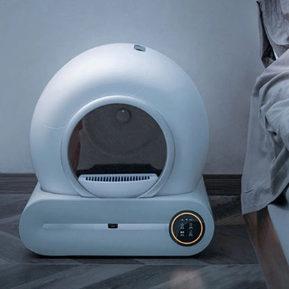 Petzrella 65L smarte, selbstreinigende Katzentoilette mit App-Steuerung und Ionen-Desodorierer