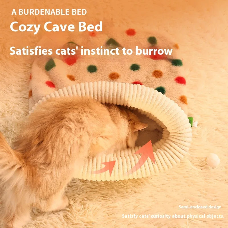 Plush Secure Cat Sleeping Bag