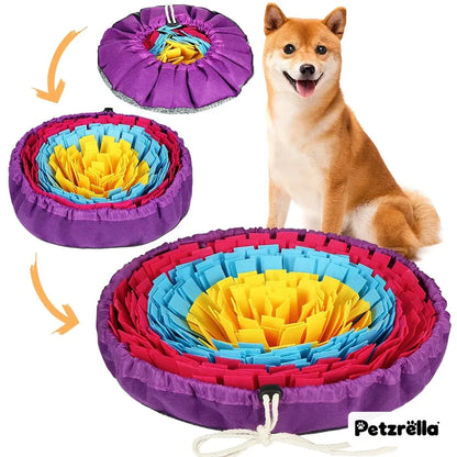 Petzrella Dog Snuffle Mat – Foraging Bowl for Slow Feeding